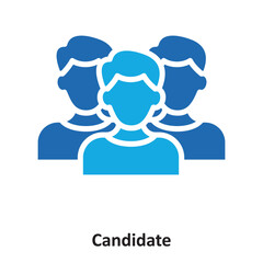 Candidate Vector Icon which can easily modify or edit