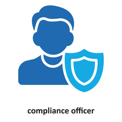 compliance officer Vector Icon which can easily modify or edit