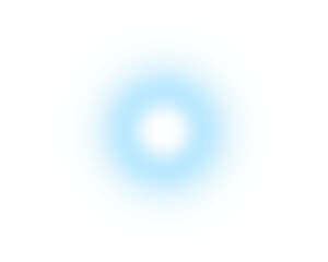Blue gradient circle transparent