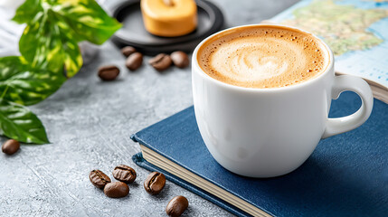 Morning coffee ritual cozy home setting food photography relaxed atmosphere close-up view daily indulgence