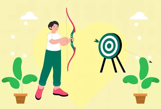Target Concept Illustration Video Style