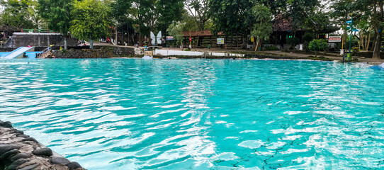 swimming pool in hotel