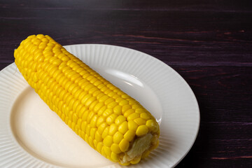 corn on a plate