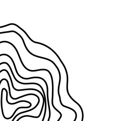 Topography Line Corner