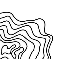 Topography Line Corner