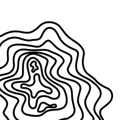 Topography Line Corner