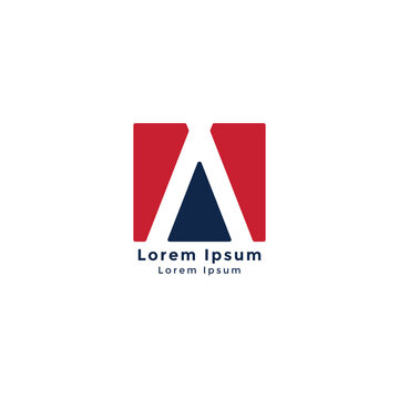 letter AX or XA logo design template. Flat vector logo design. Usable for Business and Branding Logos.