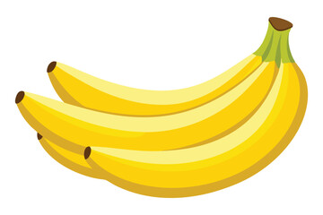 Sweet Yellow Bananas A Bunch of Delicious Fruit