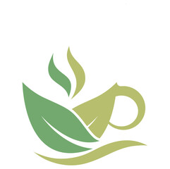 Tea Logo Design Vector Template Nature Herbal