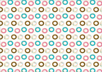 design donut background illustration
