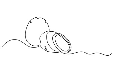 potato continuous one line drawing, Potatoes vector illustration. One line drawing art illustration with lettering organic potatoes, One line drawing art illustration with lettering organic potatoes
