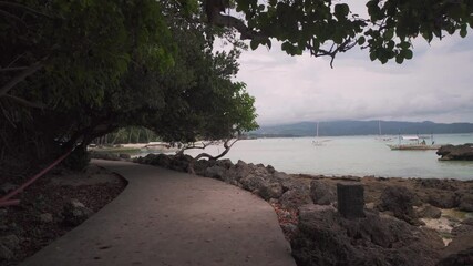  Boracay Island, Philippines - 2 may 2025 Lambros Point, Diniwid Beach