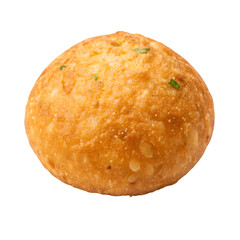 Fresh kachori isolated on transparent background perfect for food branding and snack product visuals

