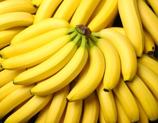 大量のバナナ　黄色いフルーツ　フレッシュ