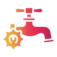 plumber Gradient icon