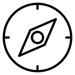 compass icon for camping