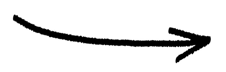 Doodle emphasis arrow vector. Design arrow icon. Arrow grunge twist zigzag line, curve wave. 