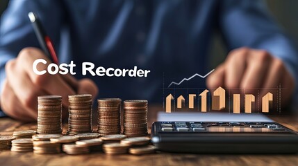Coins and Calculator with Cost Recorder