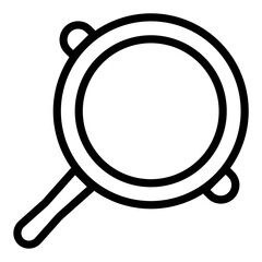 teflon icon line style for camping gear