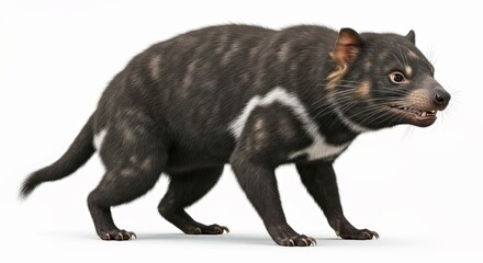 High Quality Scientific Reconstruction Sarcophilus Laniarius Ancient Wildlife