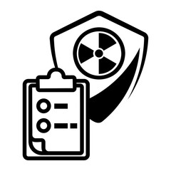 radiation Line Icon