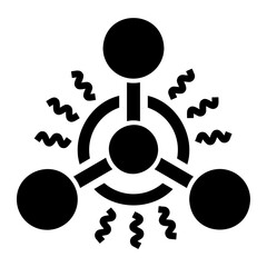 radiation Solid icon