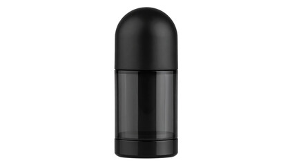 Black roll on deodorant with transparent cap providing long lasting freshnes