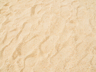 Nature travel background, sand beach close up texture summer desert zen garden coast ocean for...