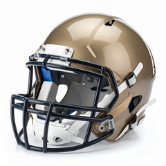Fototapeta premium Generated image Standard American football headgear with shadow-free white background
