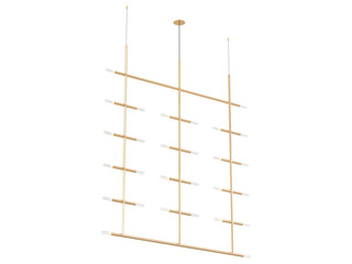 JAX 28-004 , Brass -Black-Silver / Clear crystal , Elegant Lighting Fixture Against white bachground 