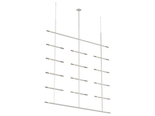 JAX 28-004 , Brass -Black-Silver / Clear crystal , Elegant Lighting Fixture Against black bachground 