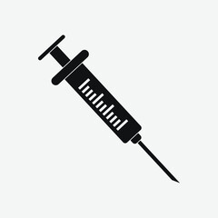 Download high-quality vaccination silhouette vector. Perfect for medical, healthcare, immunization, and hospital design. Ideal for stock illustrations, posters, and infographics.