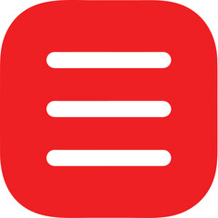 Obraz premium menu icon simple icon. Vector ICON all icon Viktor 