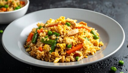 Chicken Fried Rice – Quick stir‑fry with chicken, rice, eggs, and veggies