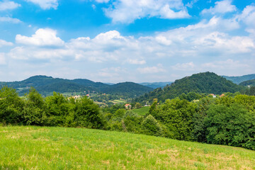 Summer day in the rural area of western Serbia