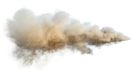 Realistic Dust Cloud Image Perfect for Environmental and Natural Effects in Visual Media Projects