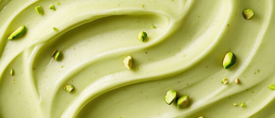 Pistachio cream swirl