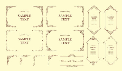 アンティーク　ビンテージ　フレーム飾り枠
