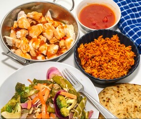 chicken and vegetables