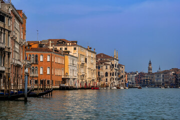Venice Skyline With Grand Canal In Italy