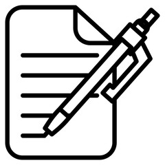 Documents line icon