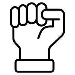 Clasped Hands line icon