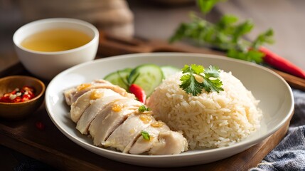 Delicious chicken rice