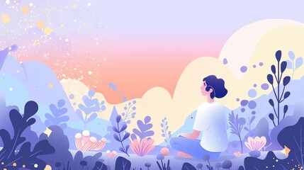 Abstract visual representation of cortisol hormone in medical context