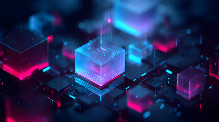 a abstract purple technology background