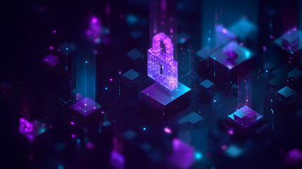 a abstract purple technology background