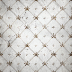 A white background with a pattern of flowers