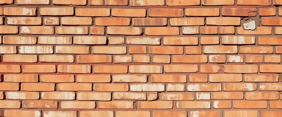 Obraz premium Rough brick wall texture, heavily textured, weathered paint, peeling plaster, urban decay, plaster, background texture