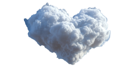 Heart Cloud Transparent Background