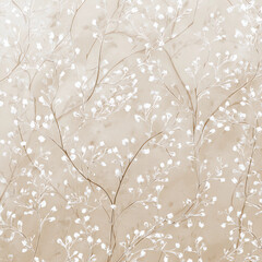 A white background with a tree pattern